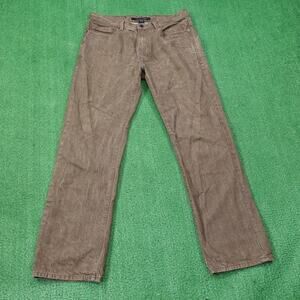 SEAN JOHN HAMILTON RELAXED FIT BROWN POCKET‎ FLAP JEANS MENS SIZE 34